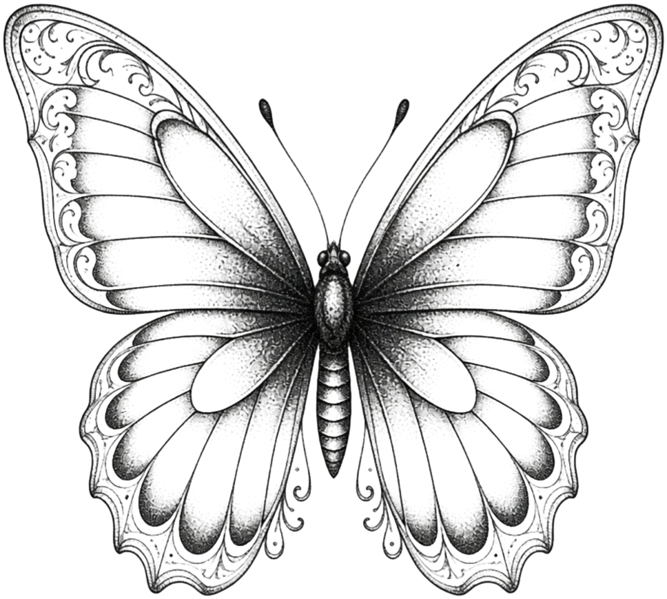 Dotwork Butterfly