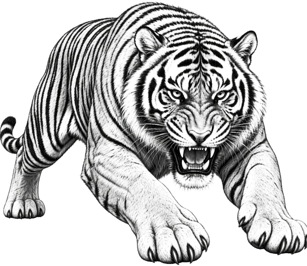 Prowling Tiger